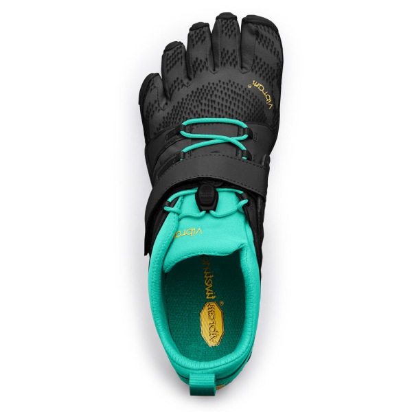 Damske Botasky Vibram Slovensko - FiveFingers V-Train 2.0 Čierne / Zelene | 0725NWTSJ